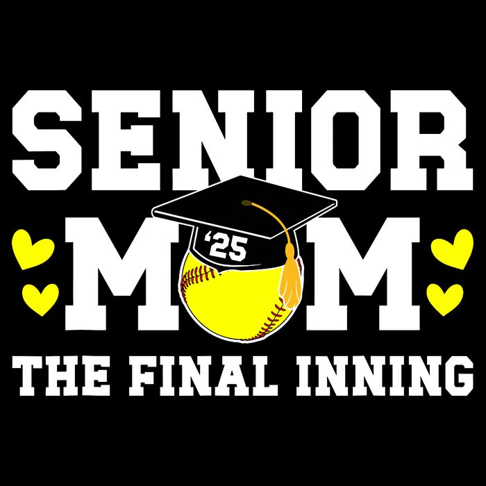 Softball Senior Mom 2025 Polo