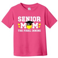 Softball Senior Mom 2025 Toddler T-Shirt