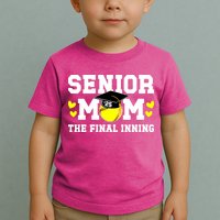 Softball Senior Mom 2025 Toddler T-Shirt