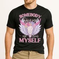 Somebody Save Me Me From Myself Vintage Boho Cow Skull Performance Shirt