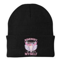 Somebody Save Me Me From Myself Vintage Boho Cow Skull Beanie