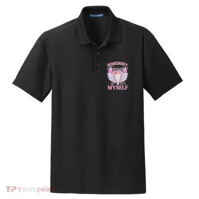 Somebody Save Me Me From Myself Vintage Boho Cow Skull Dry Zone Grid Polo