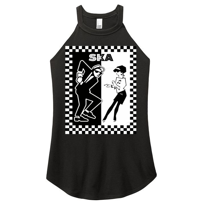 Ska Ska Music Clothing Ska Reggae Women's Perfect Tri Rocker Tank