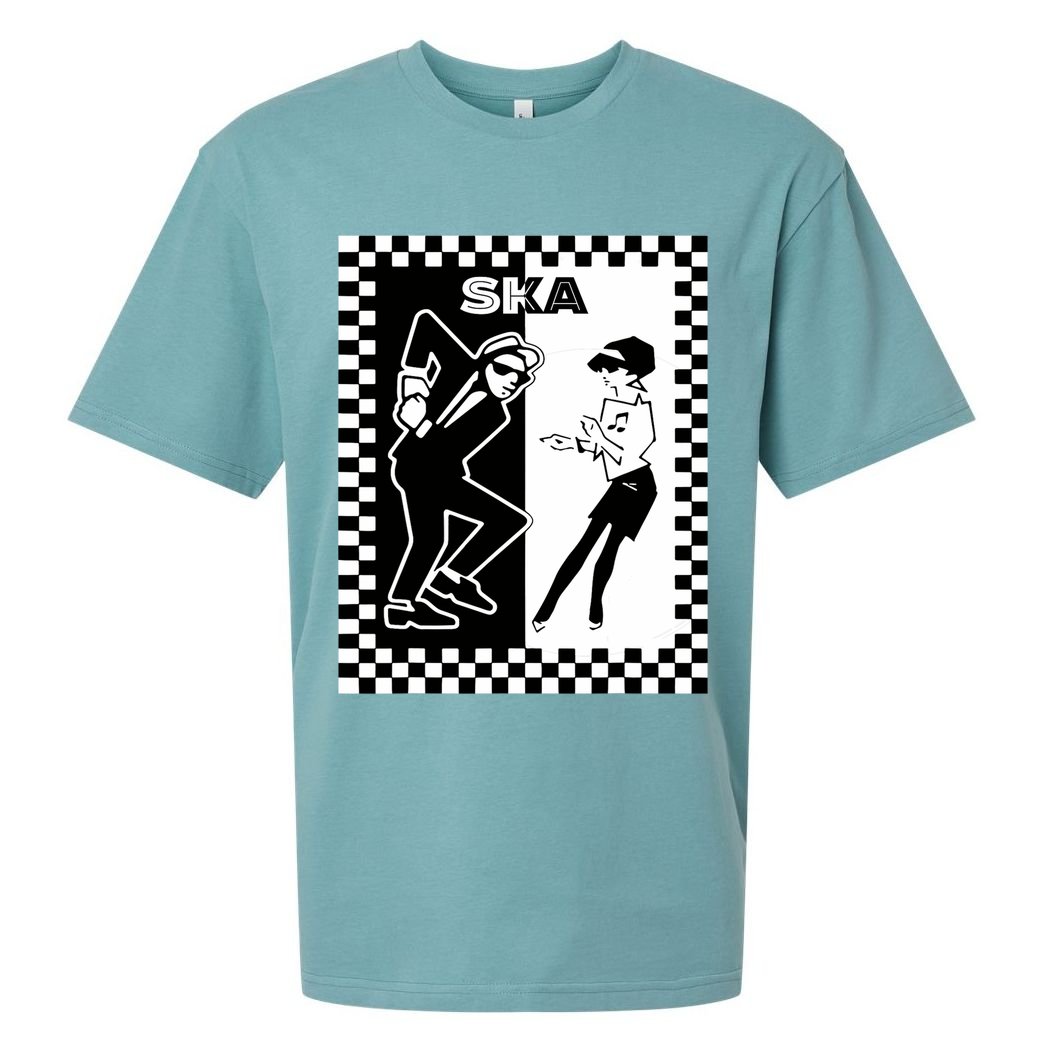 Ska Ska Music Clothing Ska Reggae Sueded Cloud Jersey T-Shirt