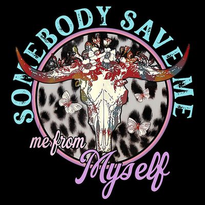 Somebody Save Me Country Music Retro Cowgirl Tees T-Shirt