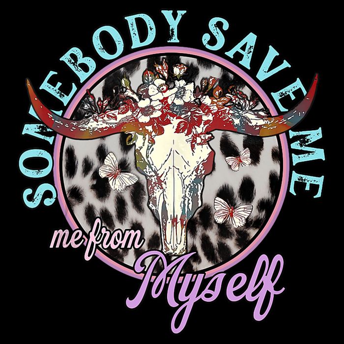 Somebody Save Me Country Music Retro Cowgirl Tees 16 in Basic Backpack