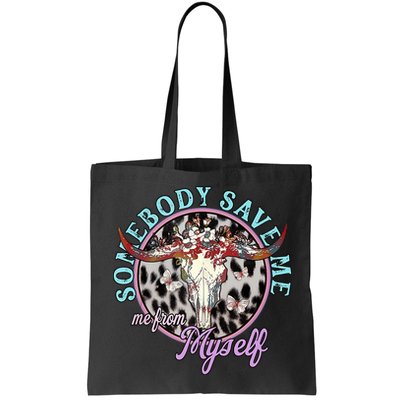 Somebody Save Me Country Music Retro Cowgirl Tees Bag