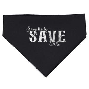 Somebody Save Me Country Music USA-Made Doggie Bandana