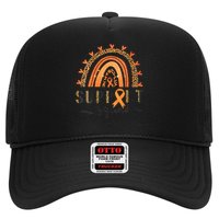 Support Squad Multiple Sclerosis Awareness Leopard Orange Trucker Hat