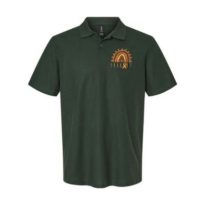 Support Squad Multiple Sclerosis Awareness Leopard Orange Polo