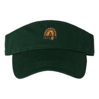 Support Squad Multiple Sclerosis Awareness Leopard Orange Visor