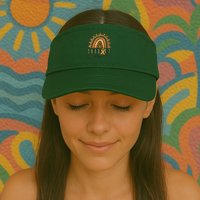 Support Squad Multiple Sclerosis Awareness Leopard Orange Visor