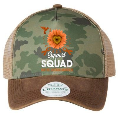 Support Squad Multiple Sclerosis Awareness Sunflower Legacy Tie Dye Trucker Hat