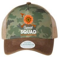 Support Squad Multiple Sclerosis Awareness Sunflower Legacy Tie Dye Trucker Hat