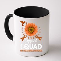 Support Squad Multiple Sclerosis Awareness Sunflower Mug