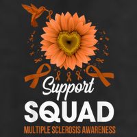 Support Squad Multiple Sclerosis Awareness Sunflower 12oz Stainless Steel Coffee Mug