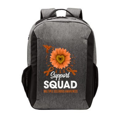 Support Squad Multiple Sclerosis Awareness Sunflower Vector Backpack