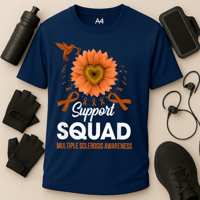 Support Squad Multiple Sclerosis Awareness Sunflower Performance Shirt