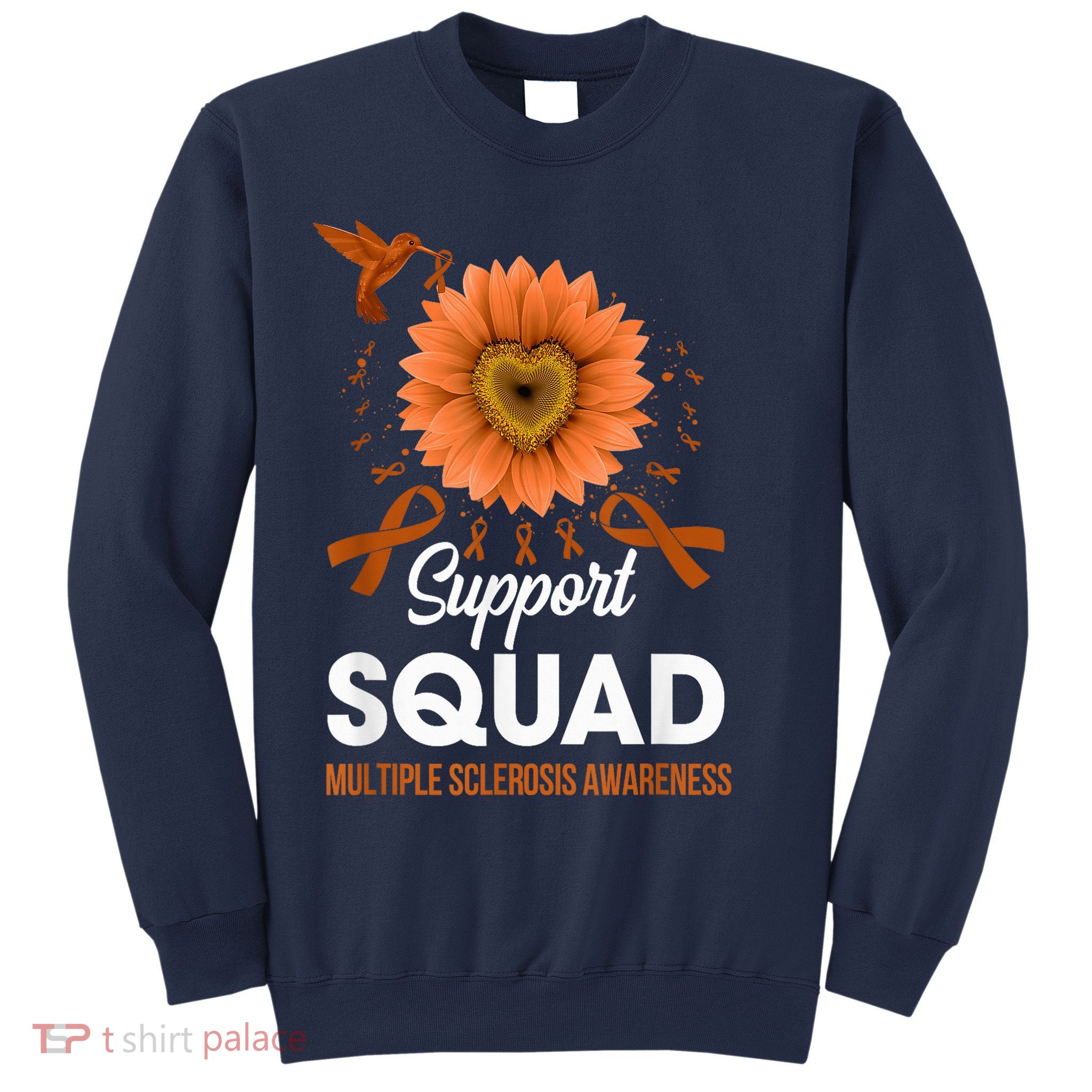 Support Squad Multiple Sclerosis Awareness Sunflower Sweatshirt