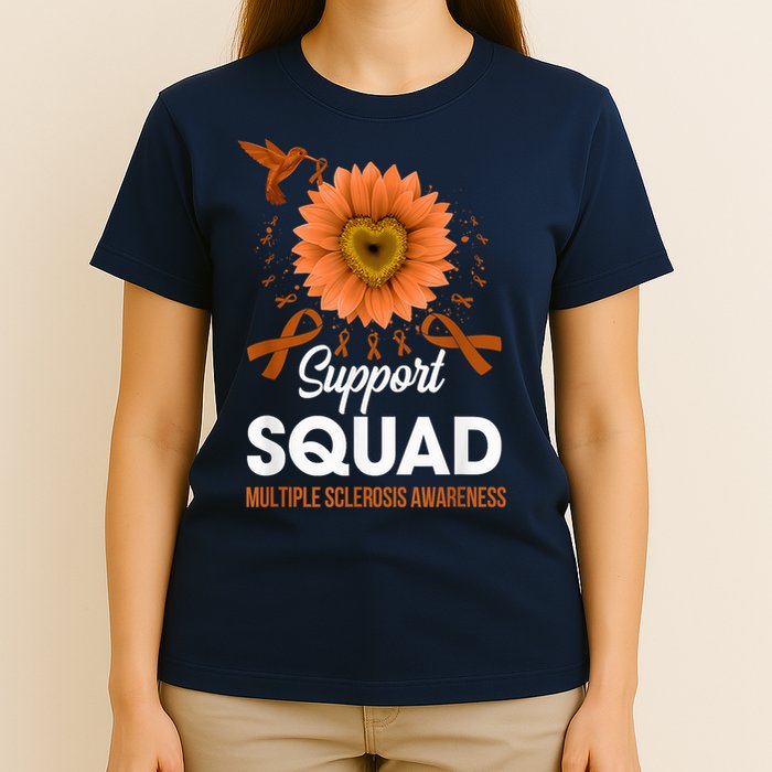 Support Squad Multiple Sclerosis Awareness Sunflower T-Shirt