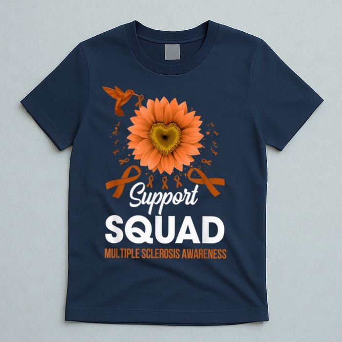 Support Squad Multiple Sclerosis Awareness Sunflower T-Shirt