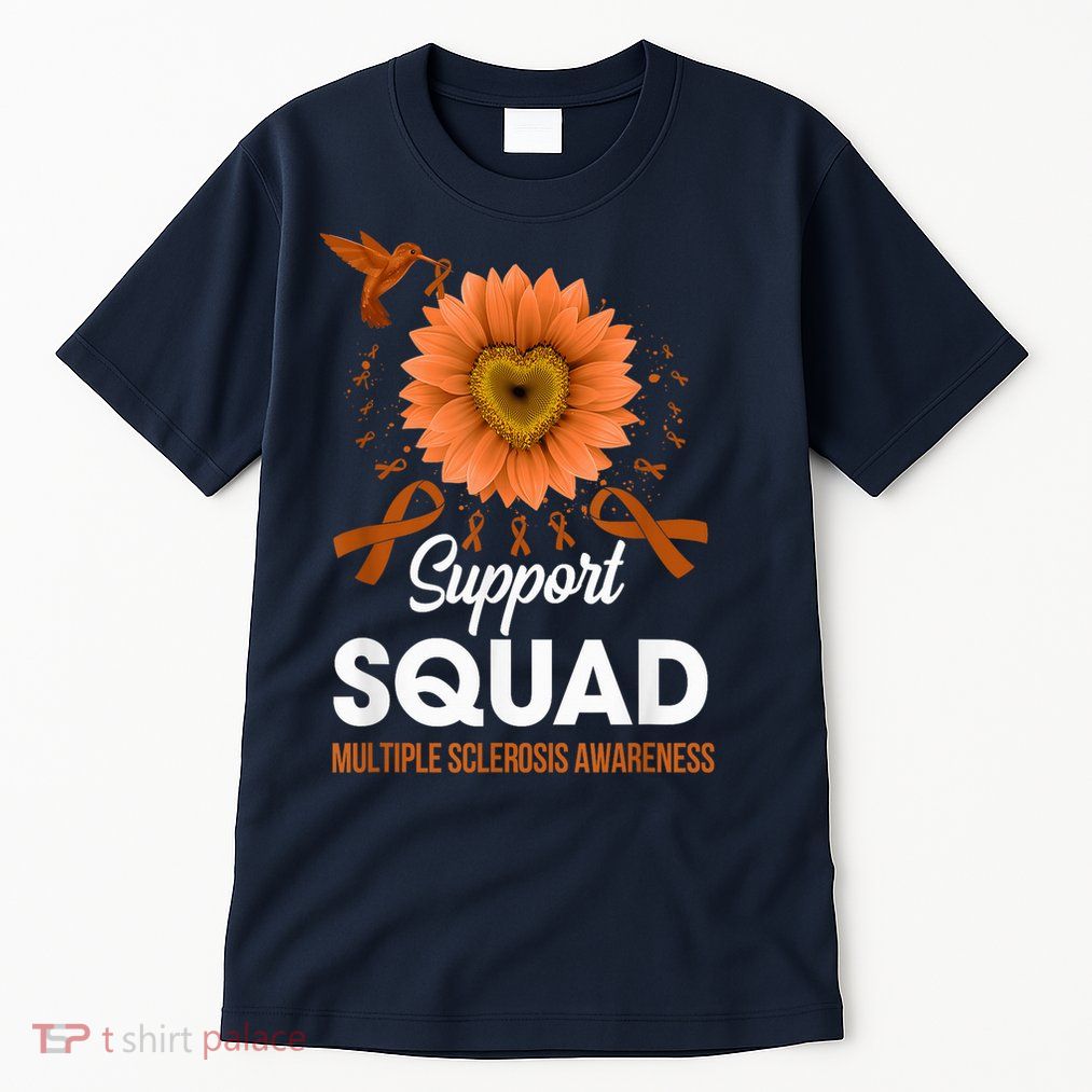 Support Squad Multiple Sclerosis Awareness Sunflower Tall T-Shirt