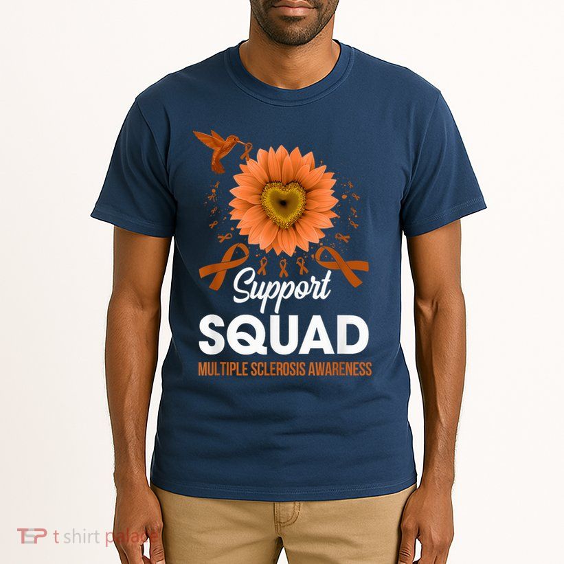 Support Squad Multiple Sclerosis Awareness Sunflower Tall T-Shirt