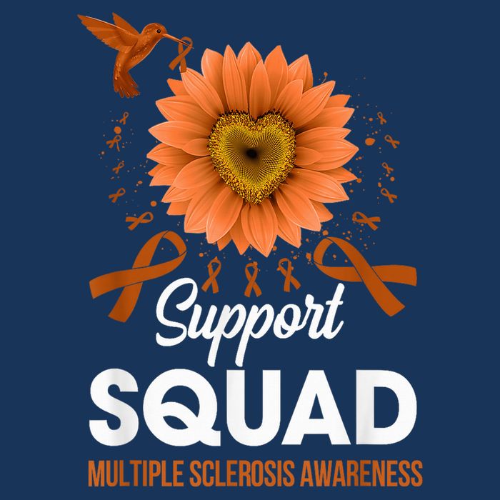 Support Squad Multiple Sclerosis Awareness Sunflower Youth Performance Sprint T-Shirt