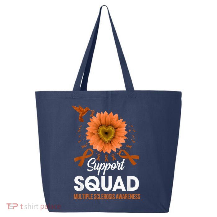 Support Squad Multiple Sclerosis Awareness Sunflower 25L Jumbo Tote