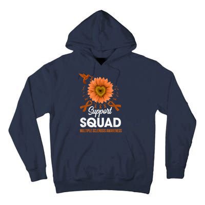 Support Squad Multiple Sclerosis Awareness Sunflower Tall Hoodie