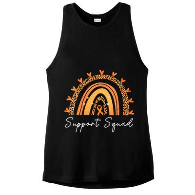 Support Squad Multiple Sclerosis Awareness Survivor Ladies PosiCharge Tri-Blend Wicking Tank