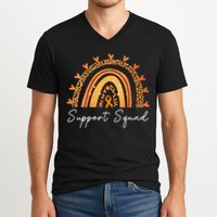 Support Squad Multiple Sclerosis Awareness Survivor V-Neck T-Shirt