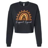 Support Squad Multiple Sclerosis Awareness Survivor Cropped Pullover Crew