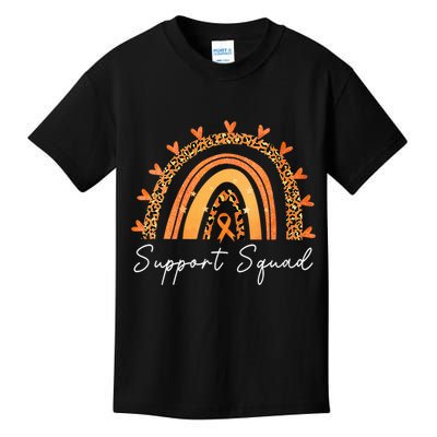 Support Squad Multiple Sclerosis Awareness Survivor Kids T-Shirt