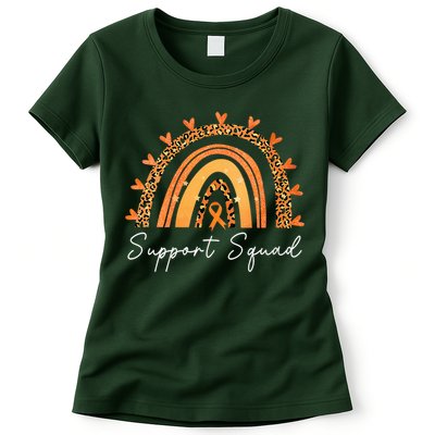 Support Squad Multiple Sclerosis Awareness Survivor Womens T-Shirt