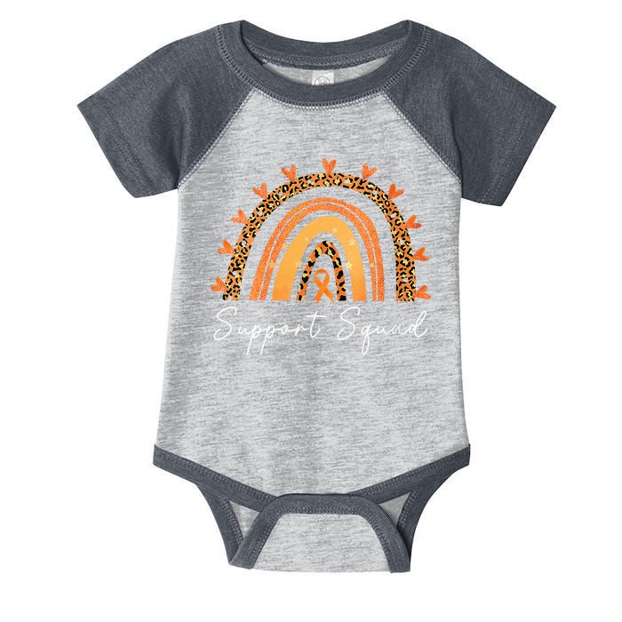 Support Squad Multiple Sclerosis Awareness Survivor Infant Baby Jersey Bodysuit