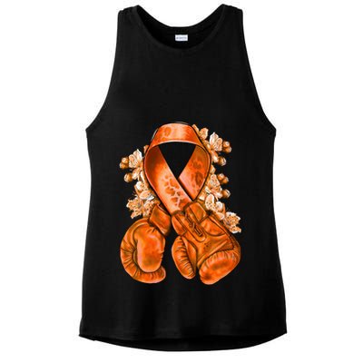 Support Squad Multiple Sclerosis Awareness Ladies PosiCharge Tri-Blend Wicking Tank
