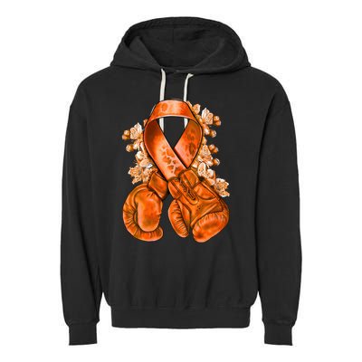 Support Squad Multiple Sclerosis Awareness Garment-Dyed Fleece Hoodie