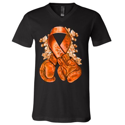 Support Squad Multiple Sclerosis Awareness V-Neck T-Shirt
