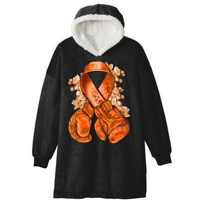 Support Squad Multiple Sclerosis Awareness Hooded Wearable Blanket