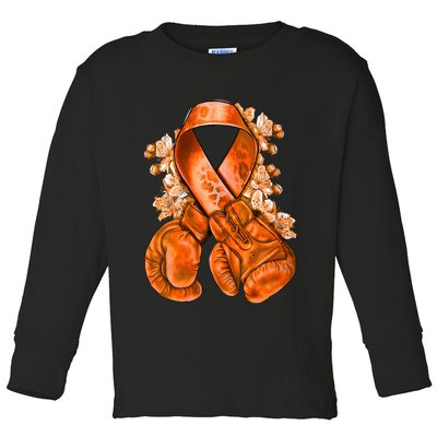 Support Squad Multiple Sclerosis Awareness Toddler Long Sleeve Shirt