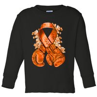 Support Squad Multiple Sclerosis Awareness Toddler Long Sleeve Shirt