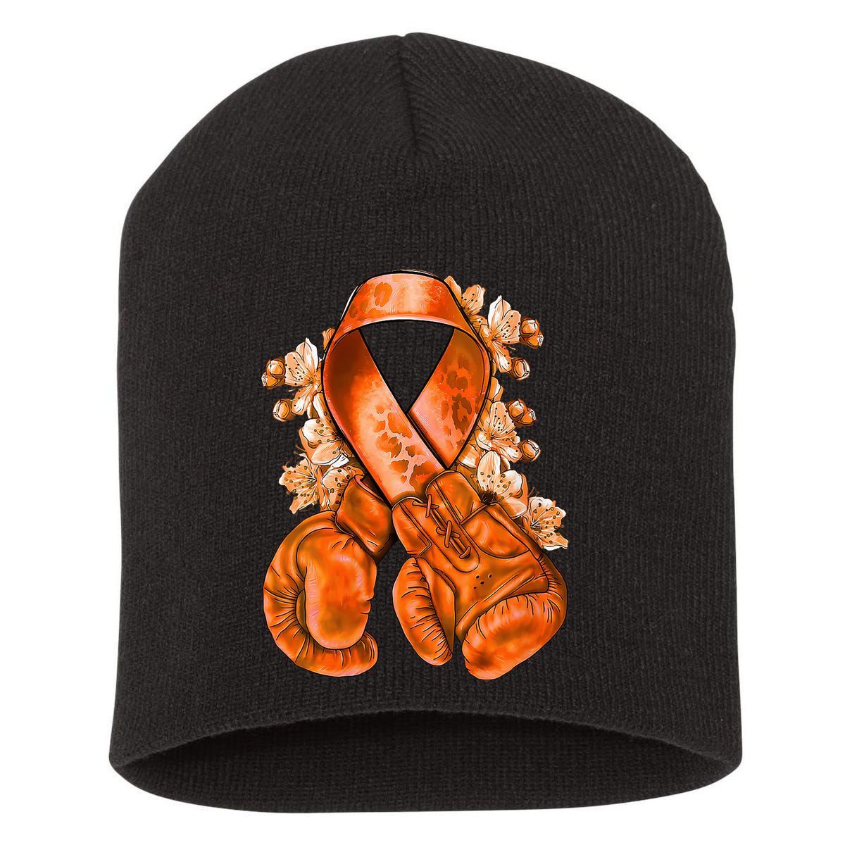 Support Squad Multiple Sclerosis Awareness Short Acrylic Beanie