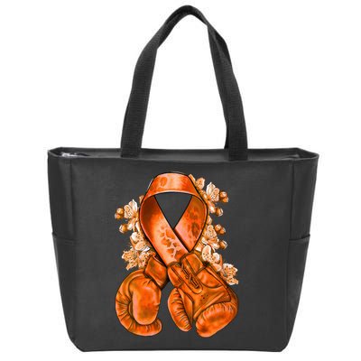 Support Squad Multiple Sclerosis Awareness Zip Tote Bag