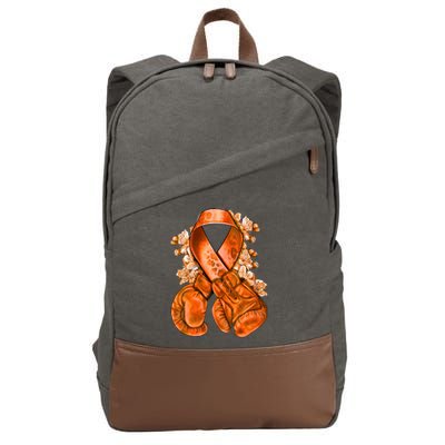 Support Squad Multiple Sclerosis Awareness Cotton Canvas Backpack