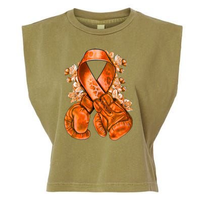 Support Squad Multiple Sclerosis Awareness Garment-Dyed Women's Muscle Tee