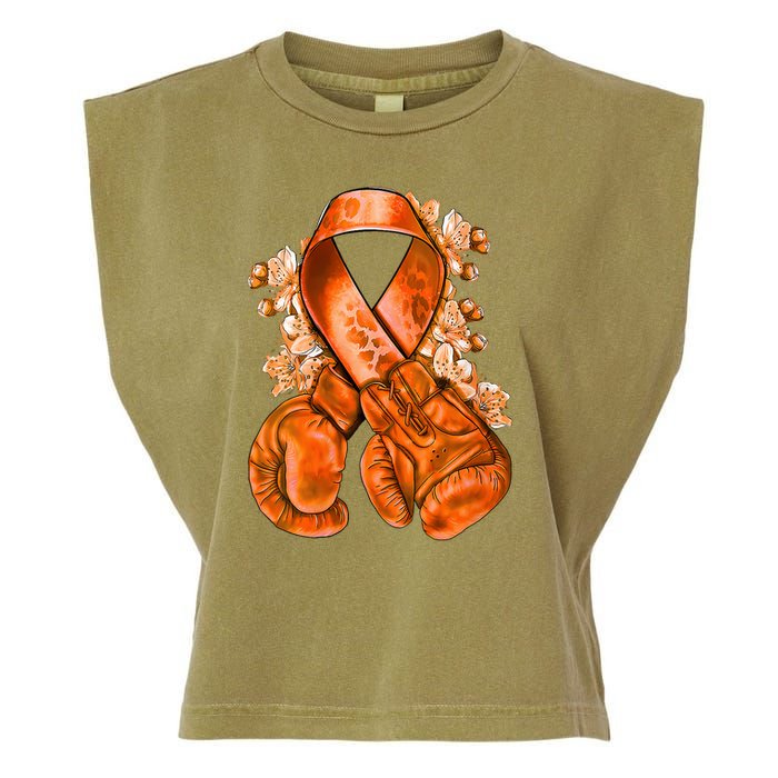Support Squad Multiple Sclerosis Awareness Garment-Dyed Women's Muscle Tee