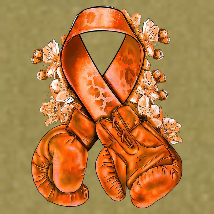 Support Squad Multiple Sclerosis Awareness Garment-Dyed Women's Muscle Tee