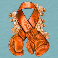 Support Squad Multiple Sclerosis Awareness Sueded Cloud Jersey T-Shirt