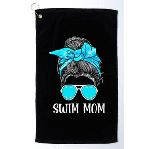 Swimmer Swim Mom Mama Swim Lovers For Swimming Mom Platinum Collection Golf Towel